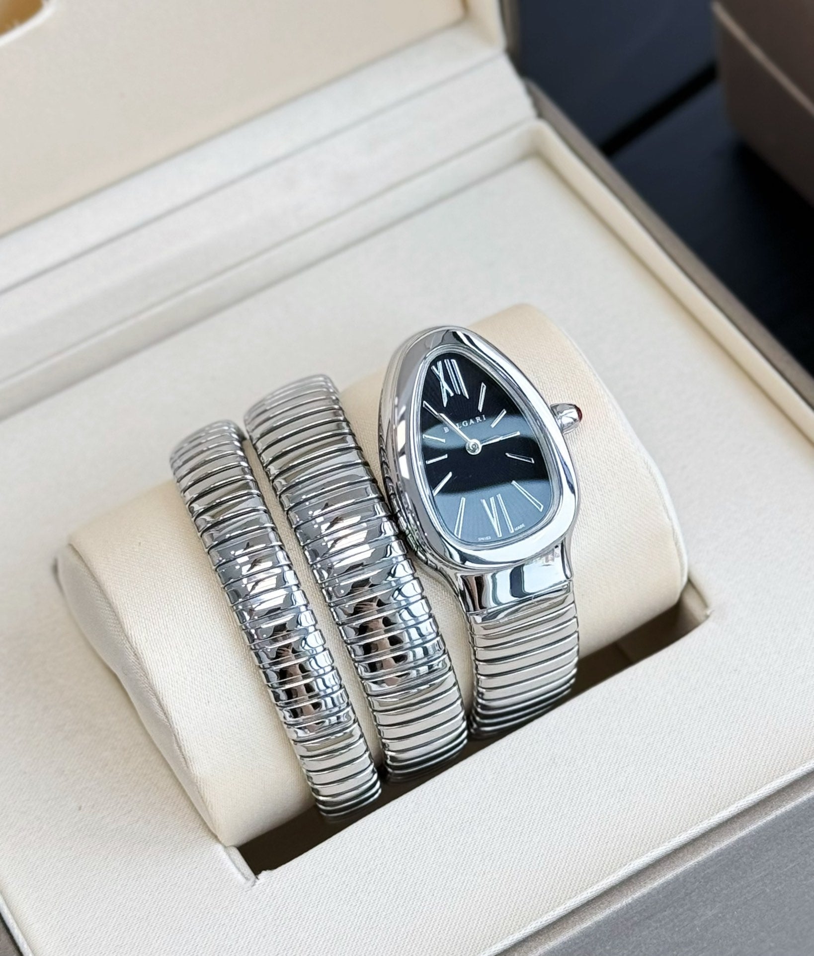 Bvlgari Serpenti Tubogas Double-Coil Wrap Watch – Two-Tone