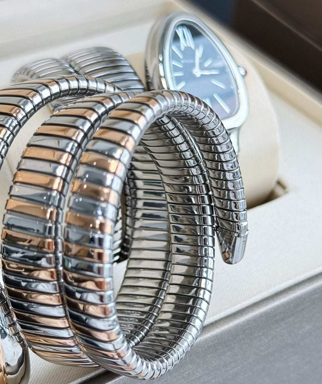 Bvlgari Serpenti Tubogas Double-Coil Wrap Watch – Two-Tone