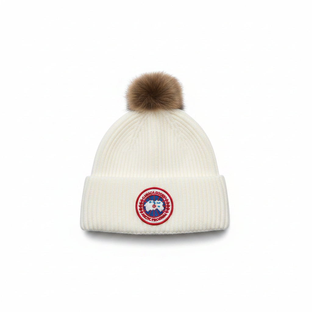 Canada Goose Pom-Pom Knit Beanie