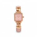 Coach Cass Ladies Watch – Rose Gold Blush Pink Chain Leather Strap