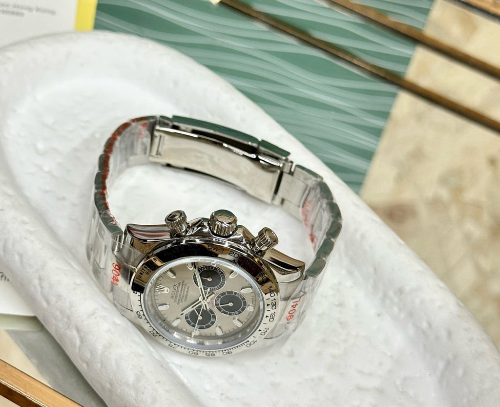 Rolex Cosmograph Daytona – White Panda Dial Black Ceramic Bezel