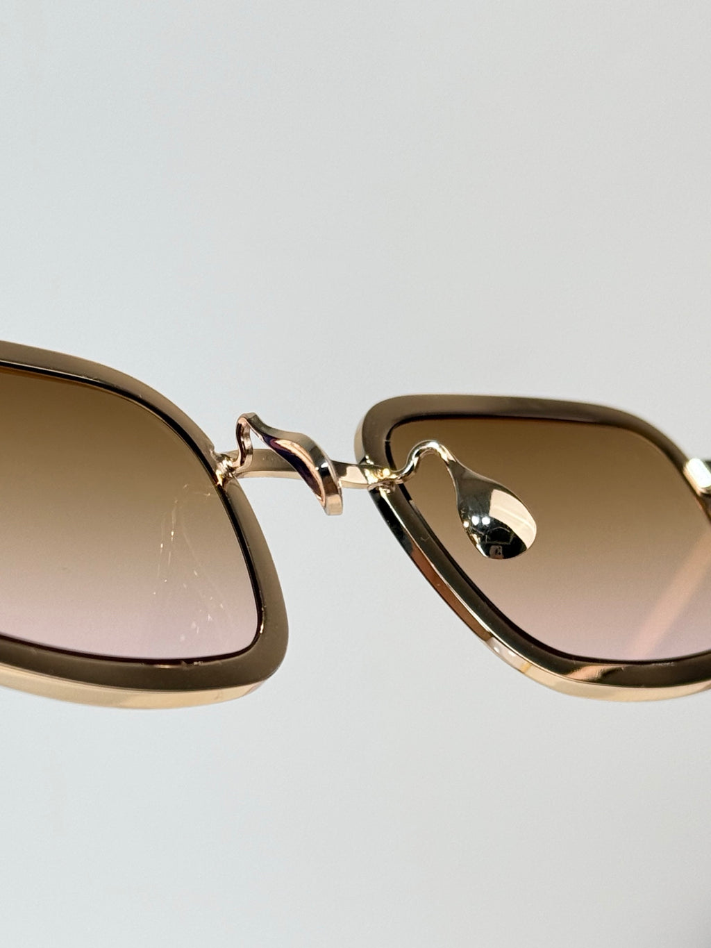Cartier Première de Cartier Square Metal Sunglasses