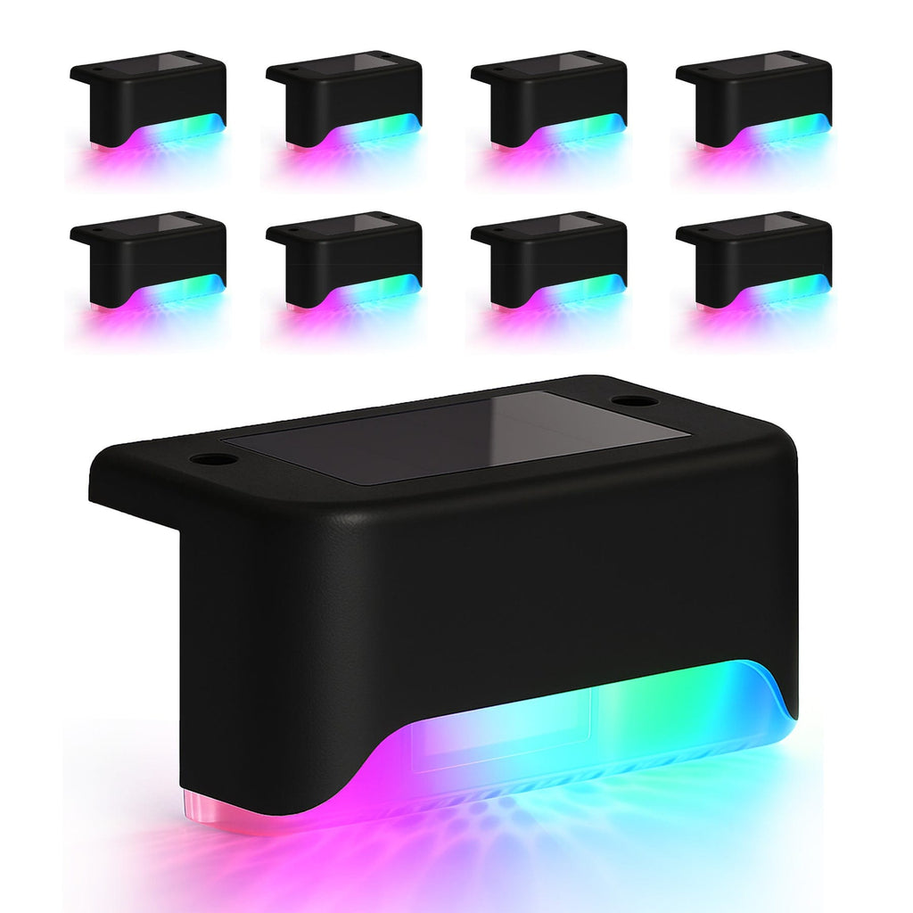Infinite Basics 8-Pack Solar LED Deck & Step Lights