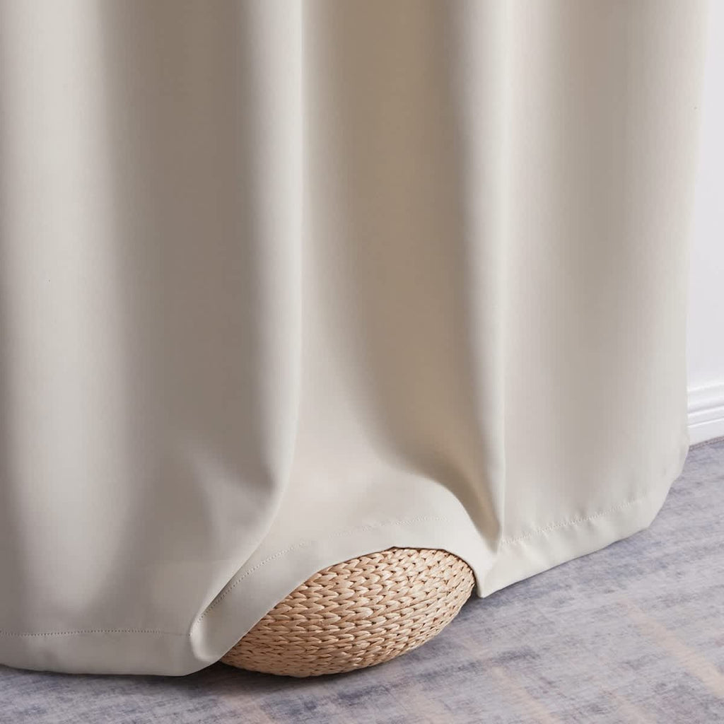 Thd Cambridge 100% Blackout Total Privacy Grommet Window Treatment Curtain Panels - Set of 2