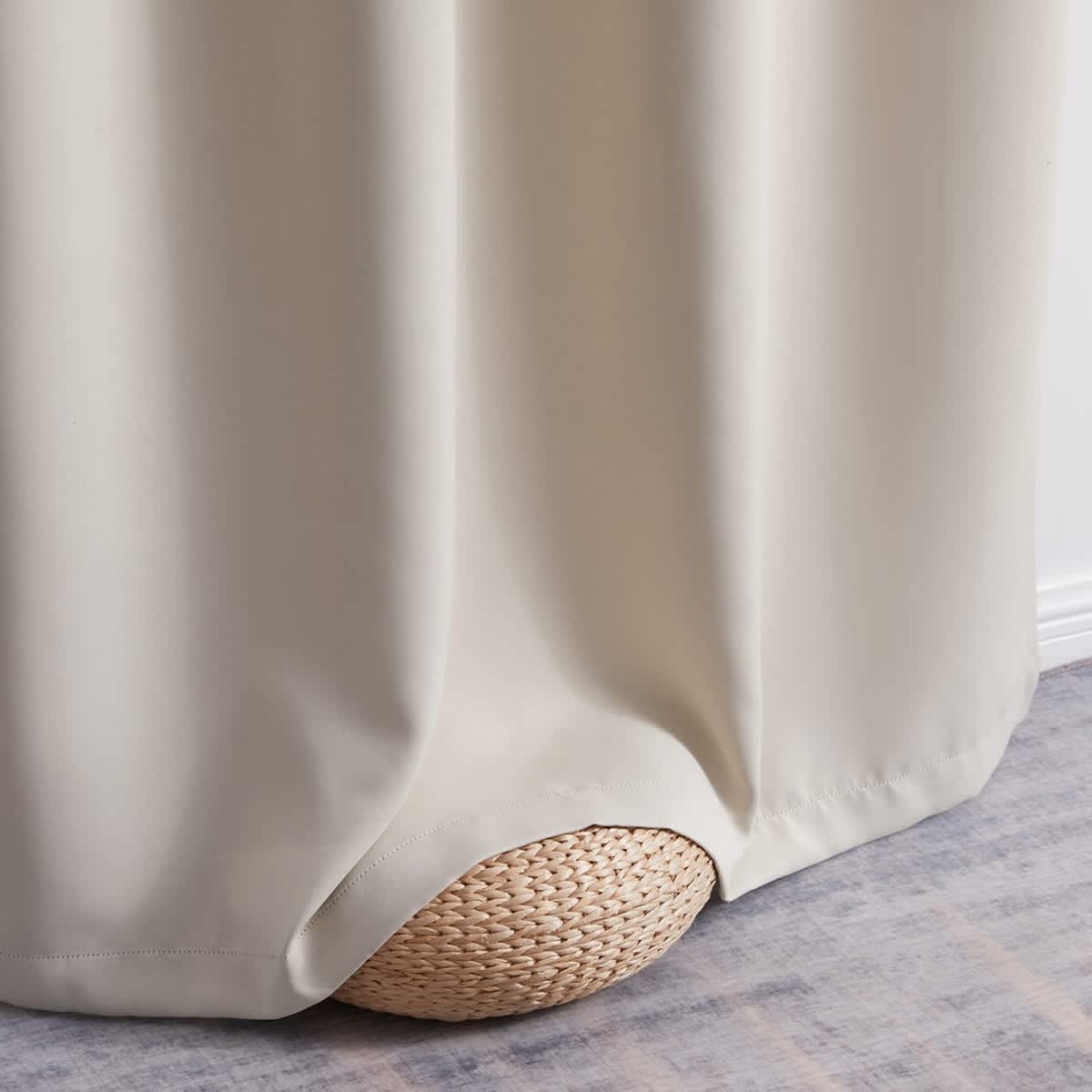 Thd Cambridge 100% Blackout Total Privacy Grommet Window Treatment Curtain Panels - Set of 2