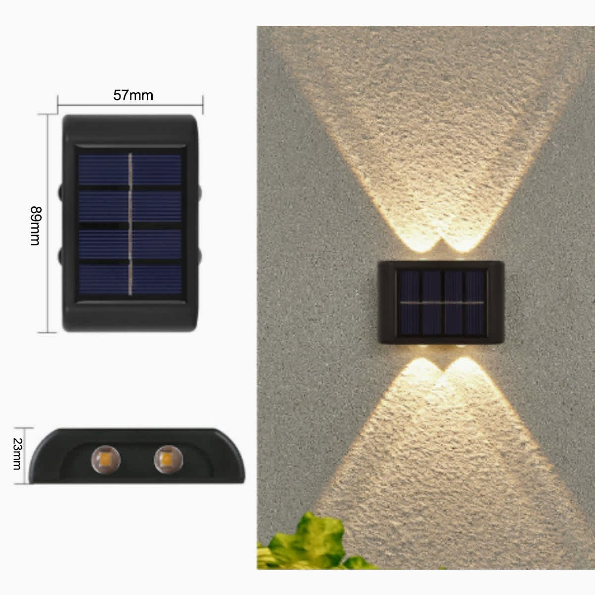 Waterproof Solar LED Wall Lamp