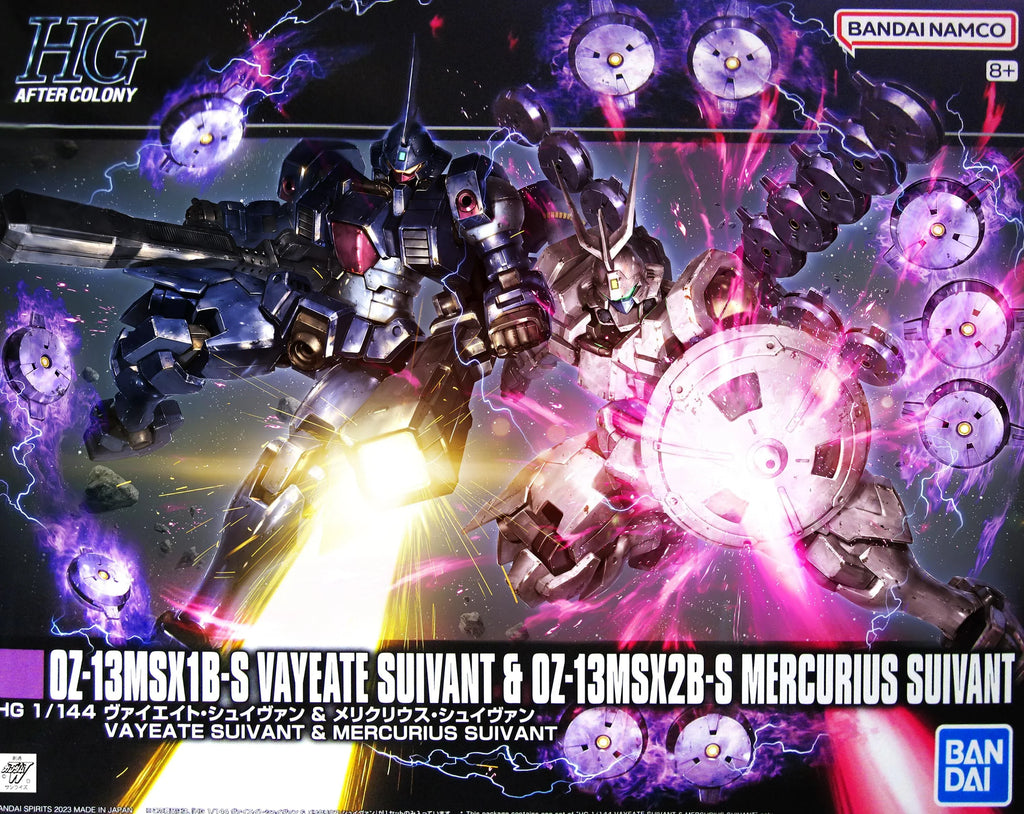 HGAC 1/144 OZ-13MSX1B-S Vayeate Suivant & OZ-13MSX2B-S Mercurius Suivant