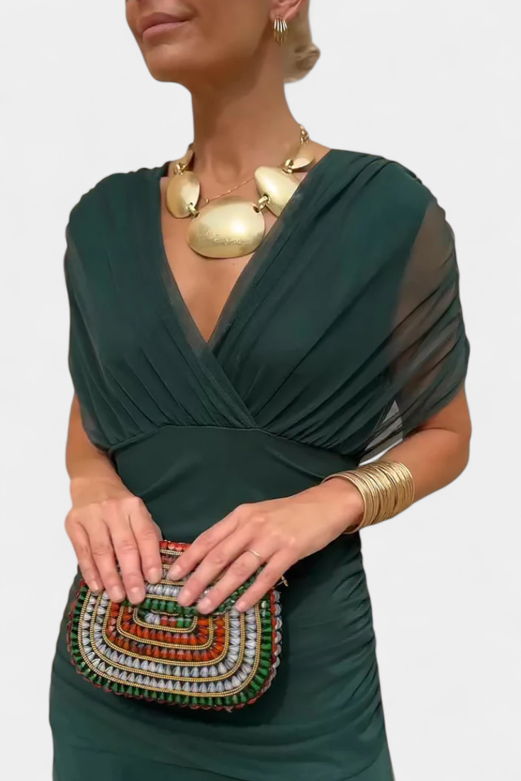 Lucasta | Elegantes schulterfreies Kleid