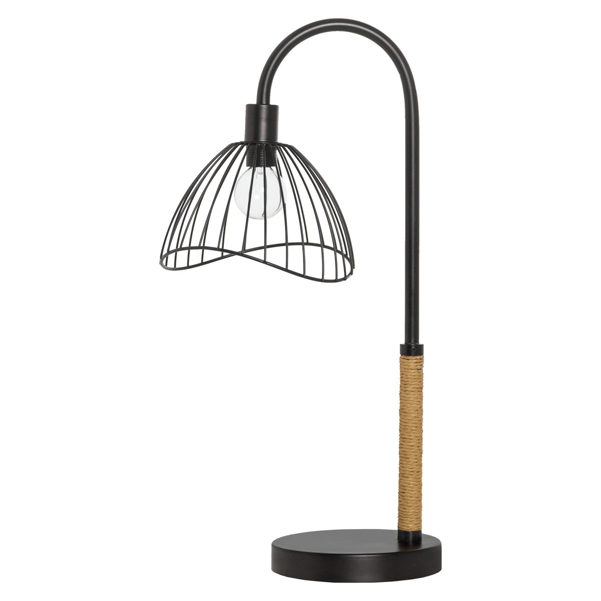 River of Goods 20.5" H Brigitte Candlestick Base Dome Shade Table Lamp