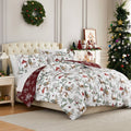 Southshore Fine Linens White Christmas Oversized Comforters Set