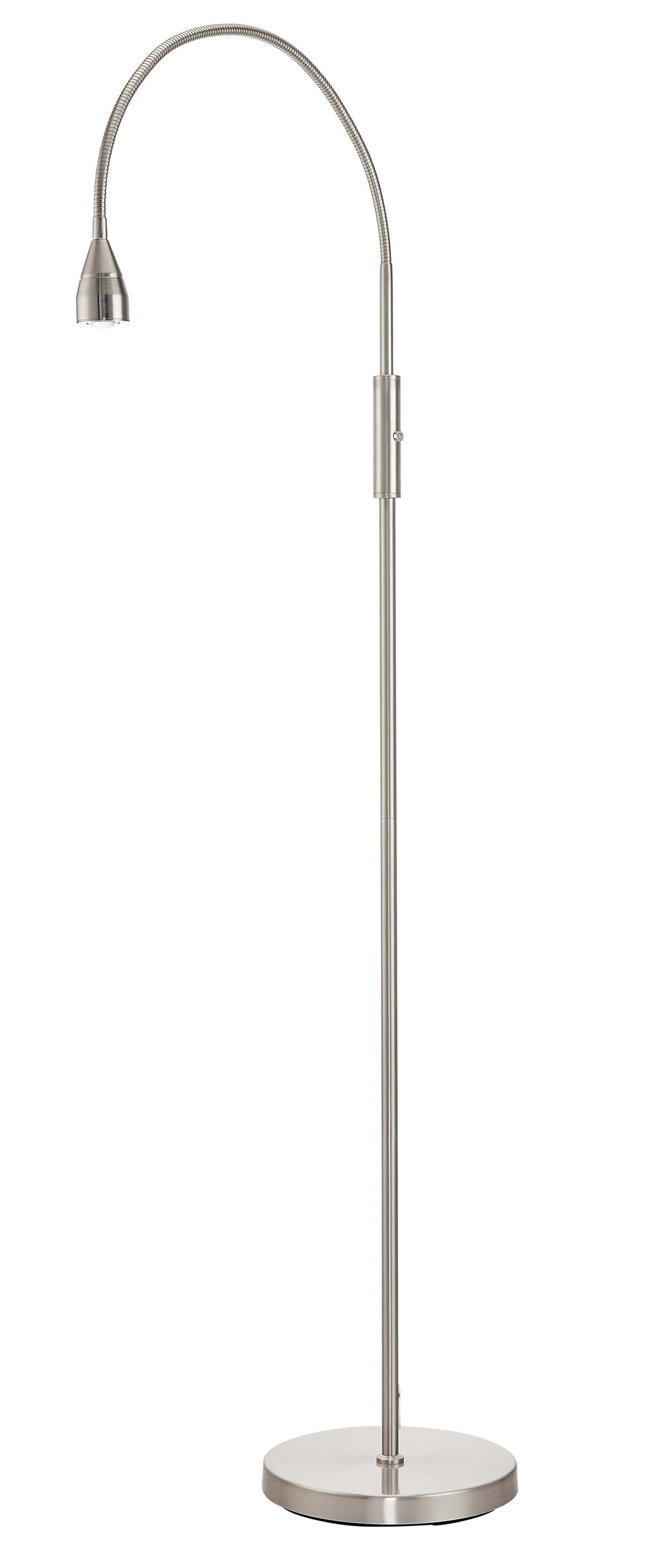FOCUS PRO Natural Daylight Replaceable-LED Floor Lamp - Nickel