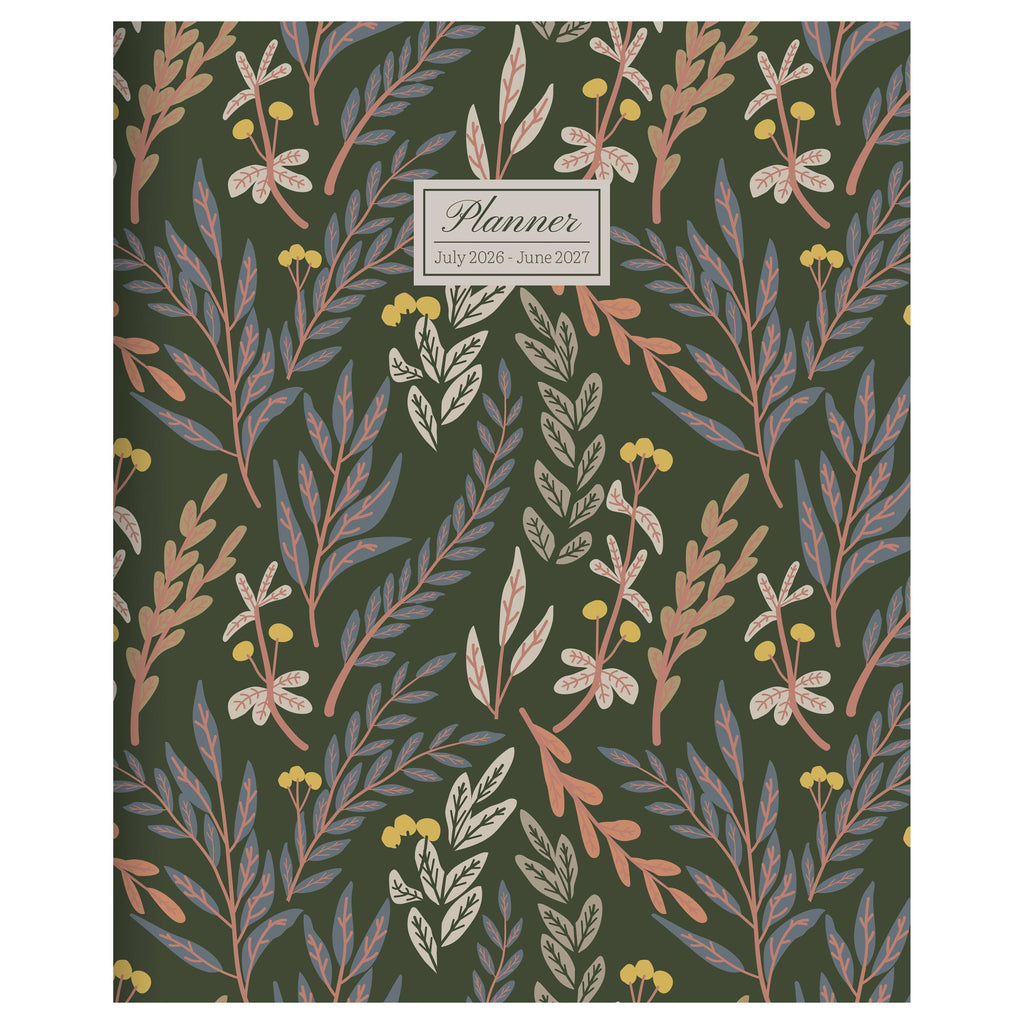 July 2026 - June 2027 Trailing Blooms Monthly Planner