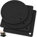 4-Pack Multi-Purpose Silicone Trivet Mats