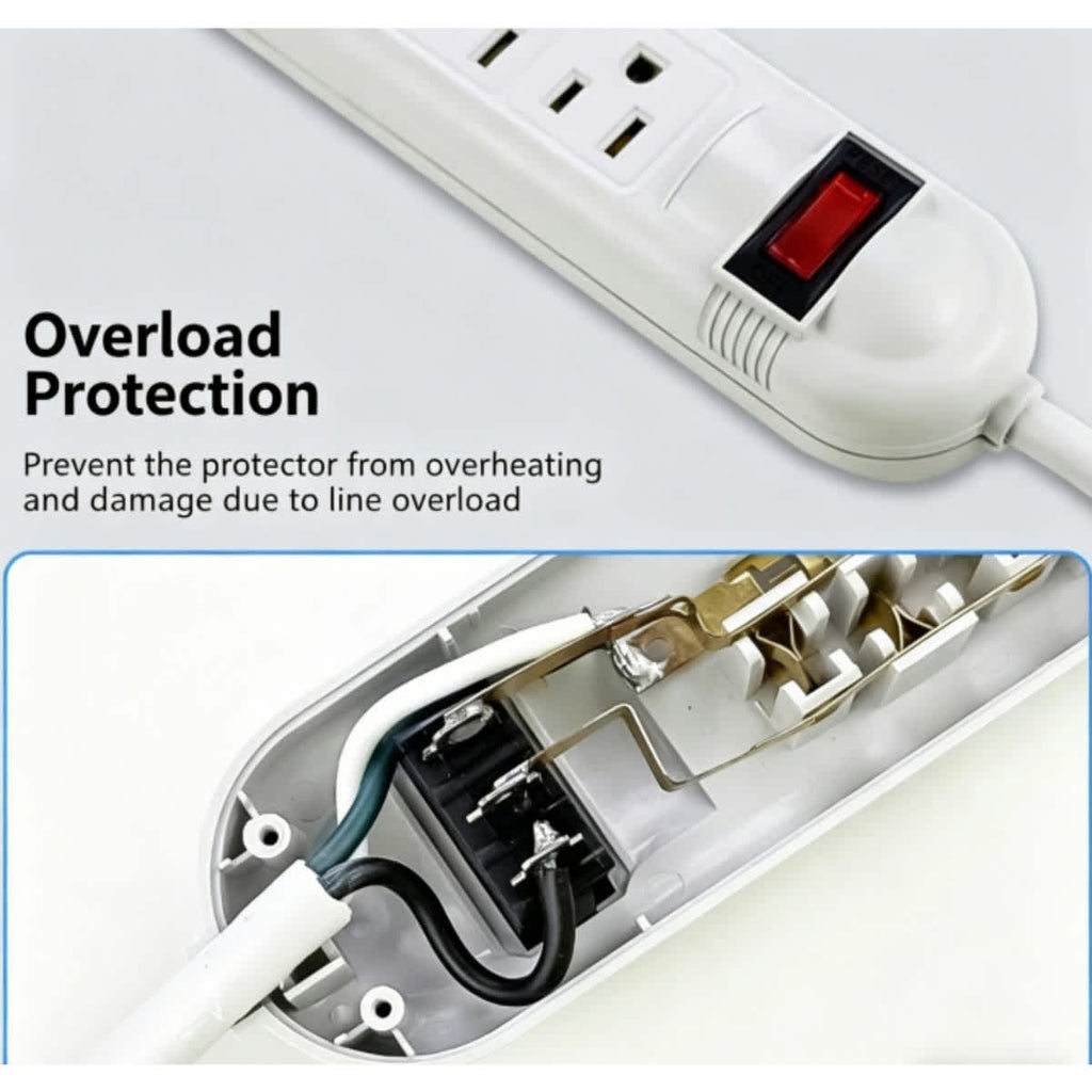 Power Strip Surge Protector with On/Off Switch