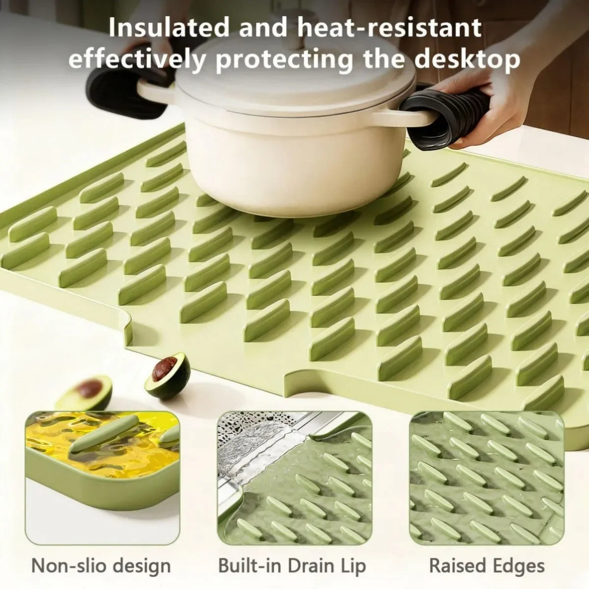 Silicone Sink Dish Drying Mat