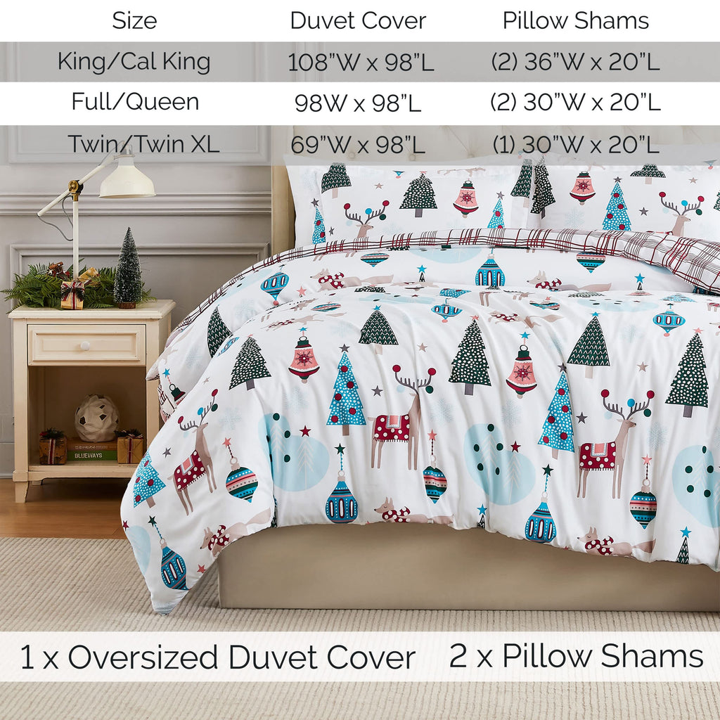 Southshore Fine Linens Winter Wonderland Oversized Duvet Cover Set