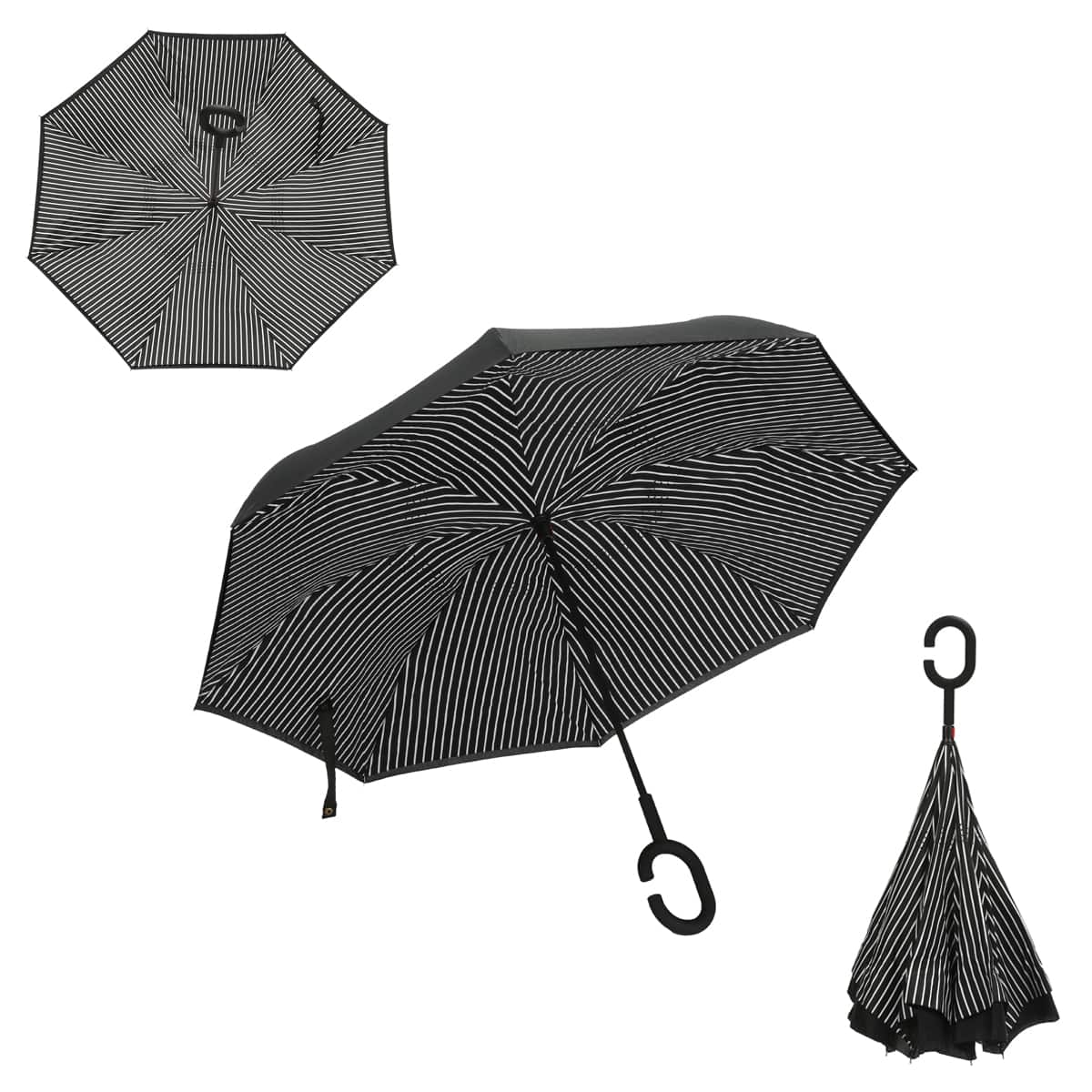 Wind-Proof, Reverse Opening, Upside Down Umbrella