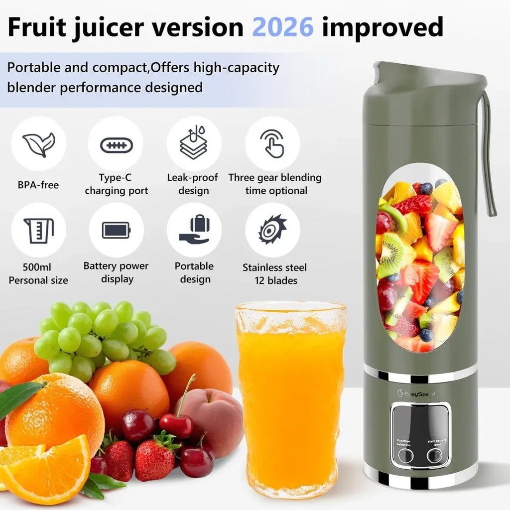 Multi-Functional Portable Juicer Blender