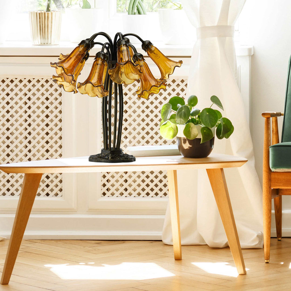 River of Goods 10" Arm Lily Lamp
