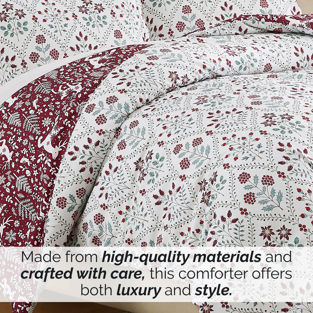 Southshore Fine Linens Holiday Harmony Oversized Comforter Set