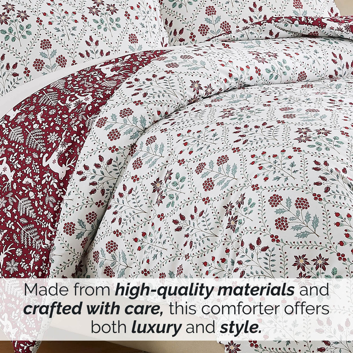 Southshore Fine Linens Holiday Harmony Oversized Comforter Set