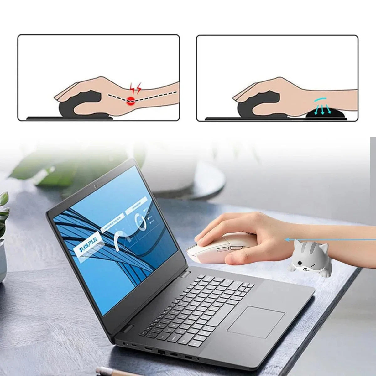 Kawaii Animal Wrist Rest Pad