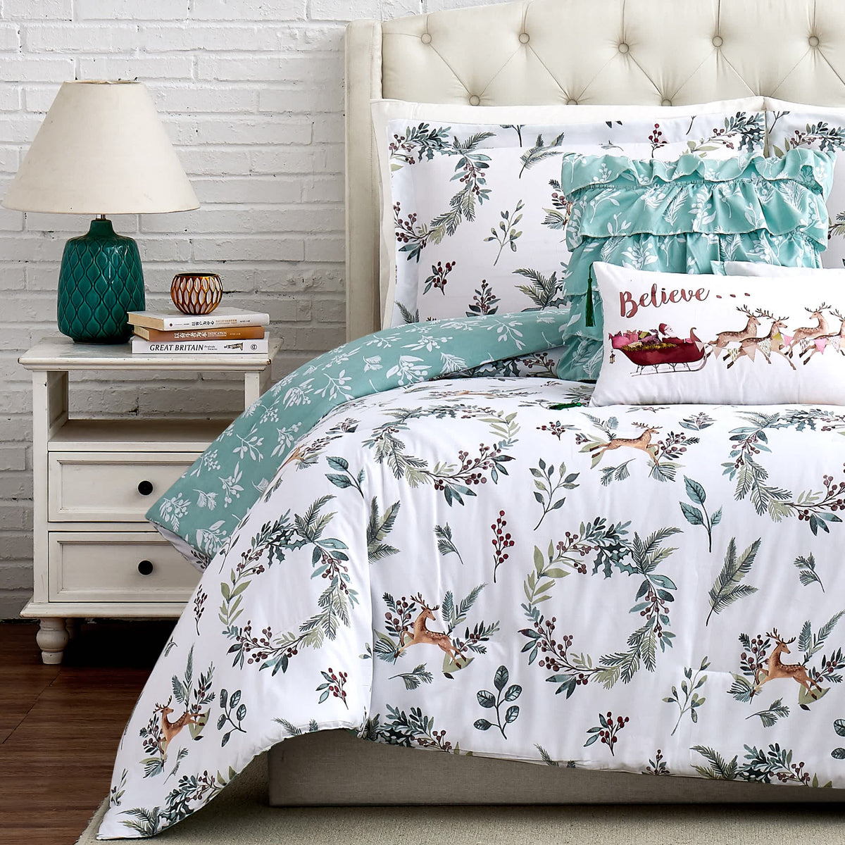 Southshore Fine Linens Happy Holidays 6PC Comforter Set