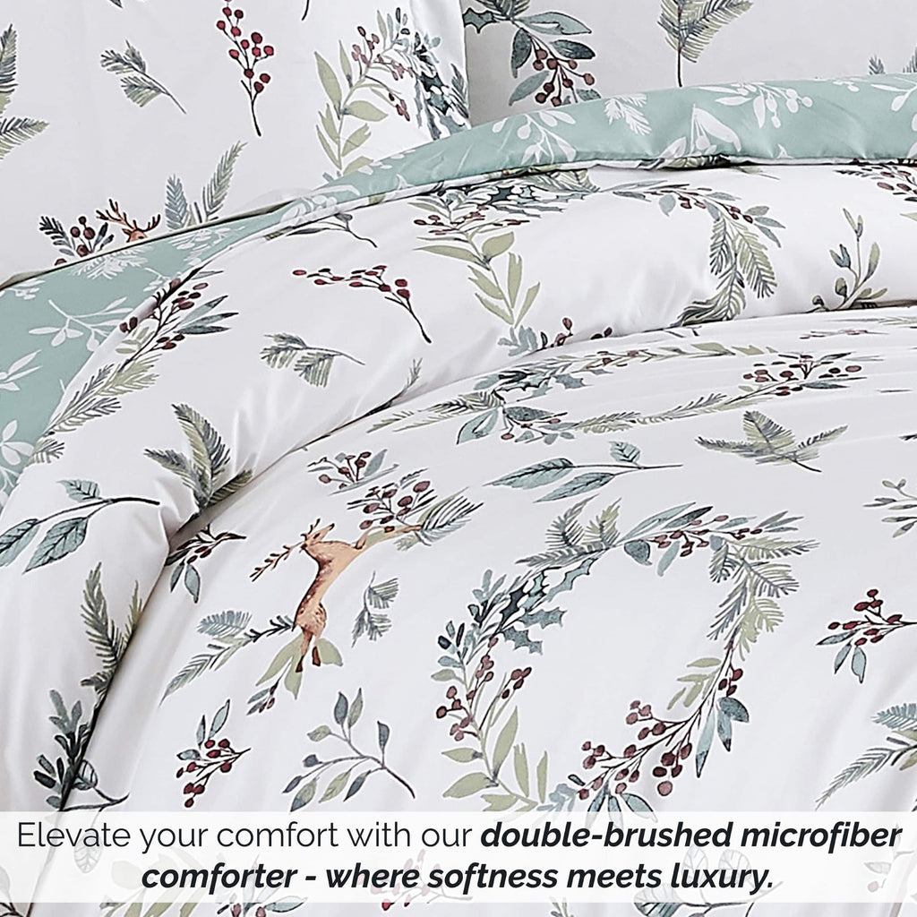 Southshore Fine Linens Happy Holidays Oversized Comforter Set