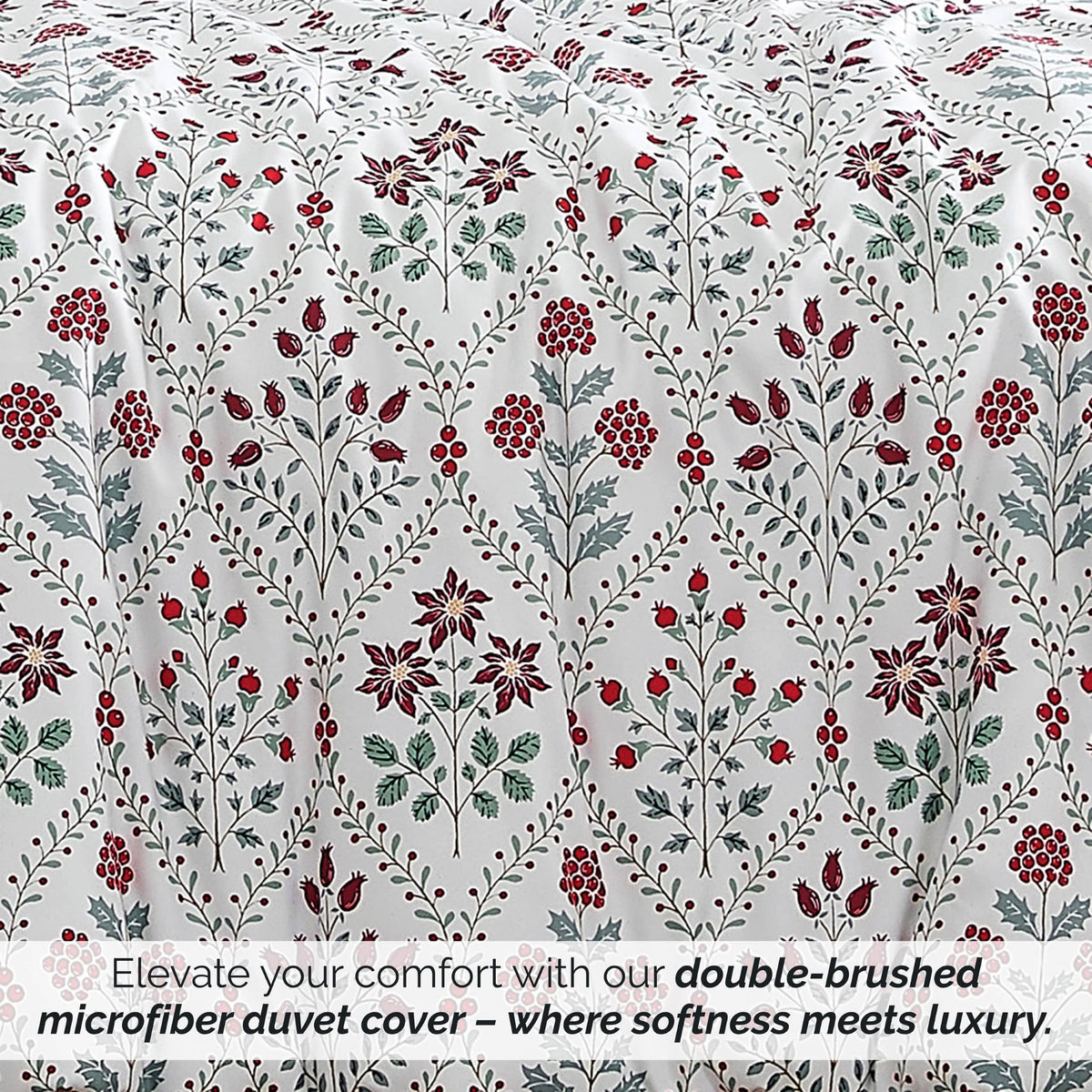 Southshore Fine Linens Holiday Harmony Oversized Duvet Cover Set