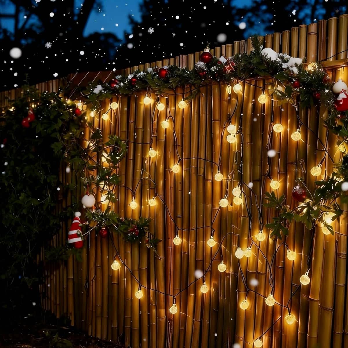 Solar Crystal Globe String Lights