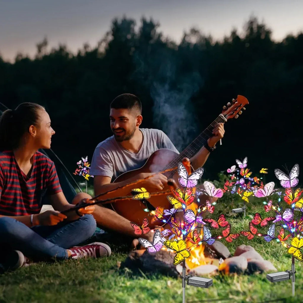 Solar Butterfly Garden Stake Lights