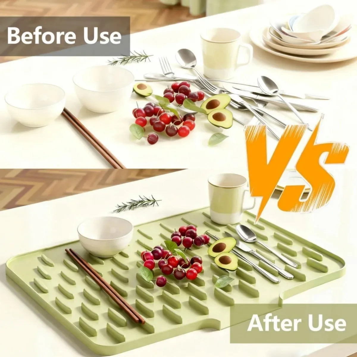 Silicone Sink Dish Drying Mat