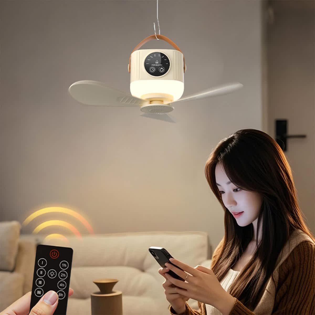 Portable Hanging Ceiling Fan