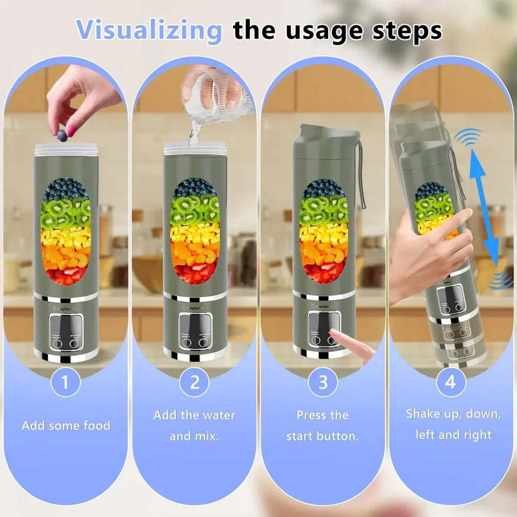 Multi-Functional Portable Juicer Blender