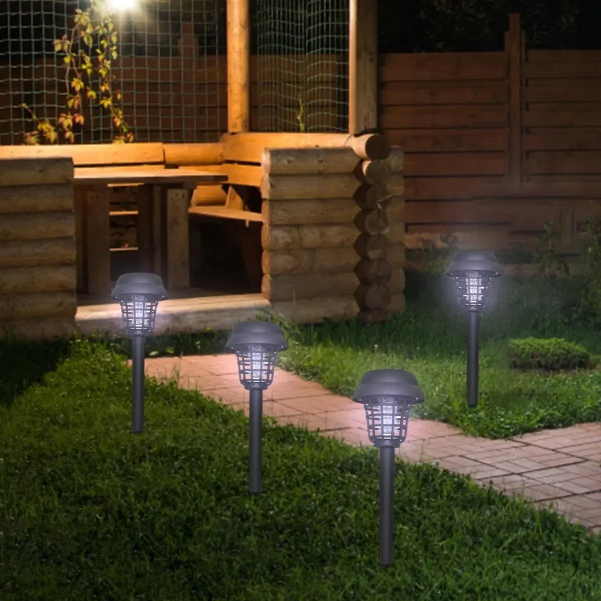 Solar-Powered Mosquito Killer Lamp