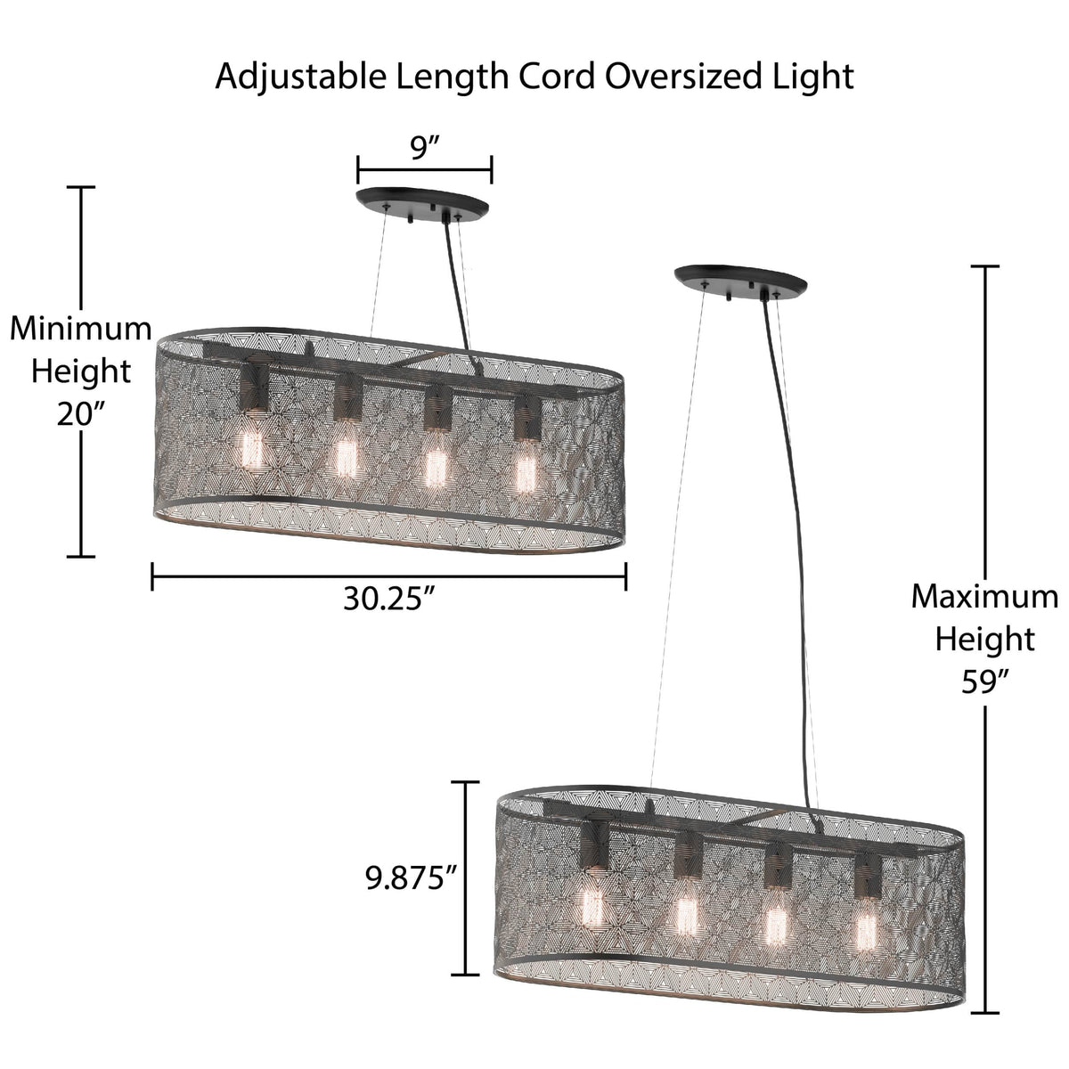 River of Goods Hanging Lamp, 4 Light