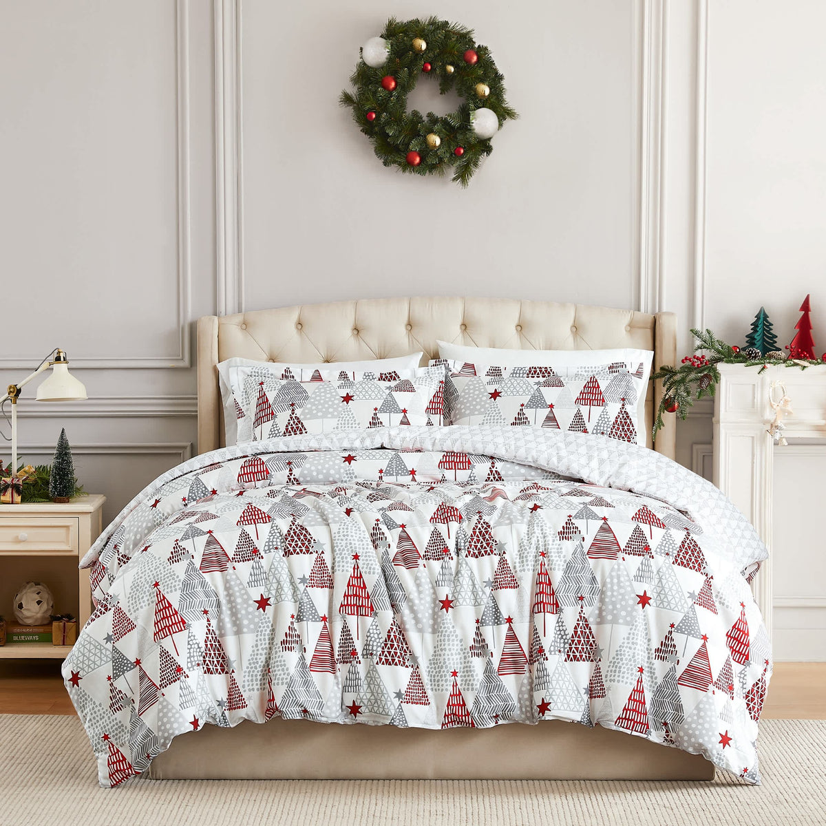 Southshore Fine Linens Merry and Bright Oversized Duvet Cover Set