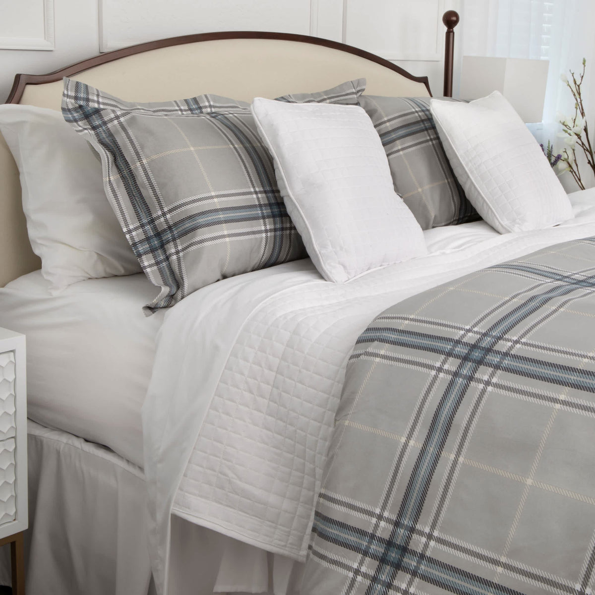 Southshore Fine Linens Vilano Plaid Comforter Set