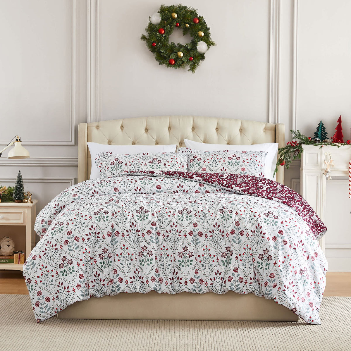 Southshore Fine Linens Holiday Harmony Oversized Comforter Set