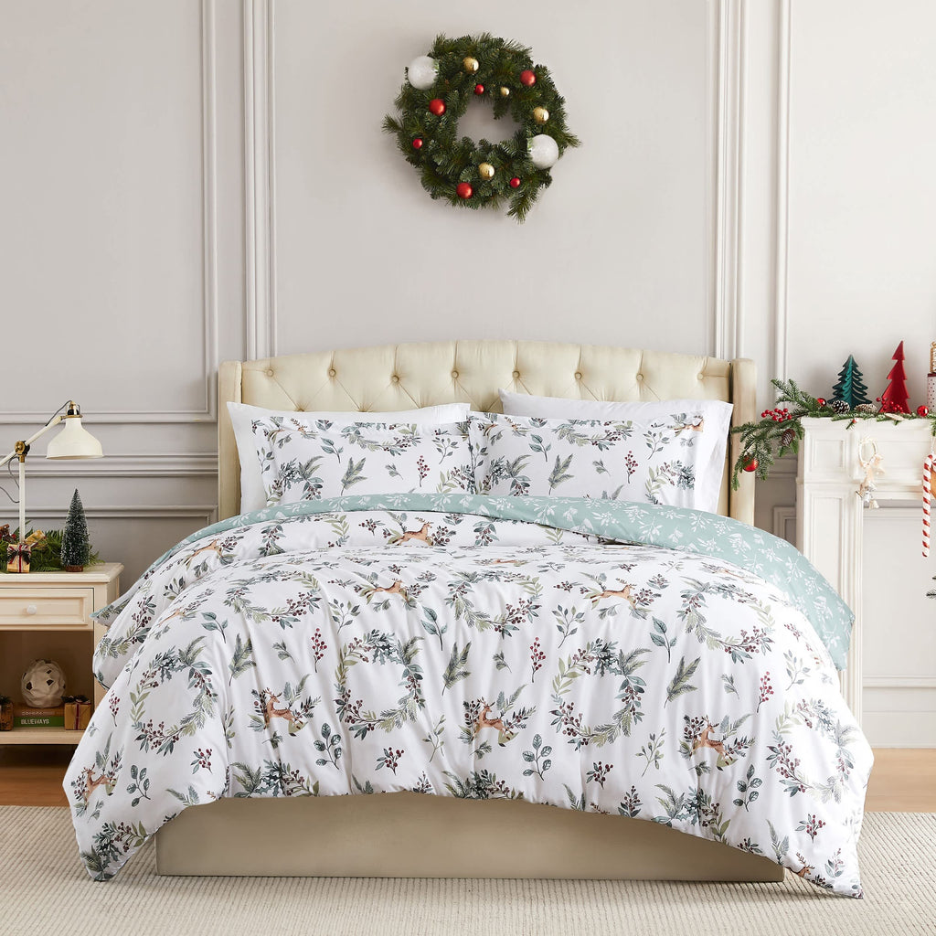 Southshore Fine Linens Happy Holidays Oversized Comforter Set