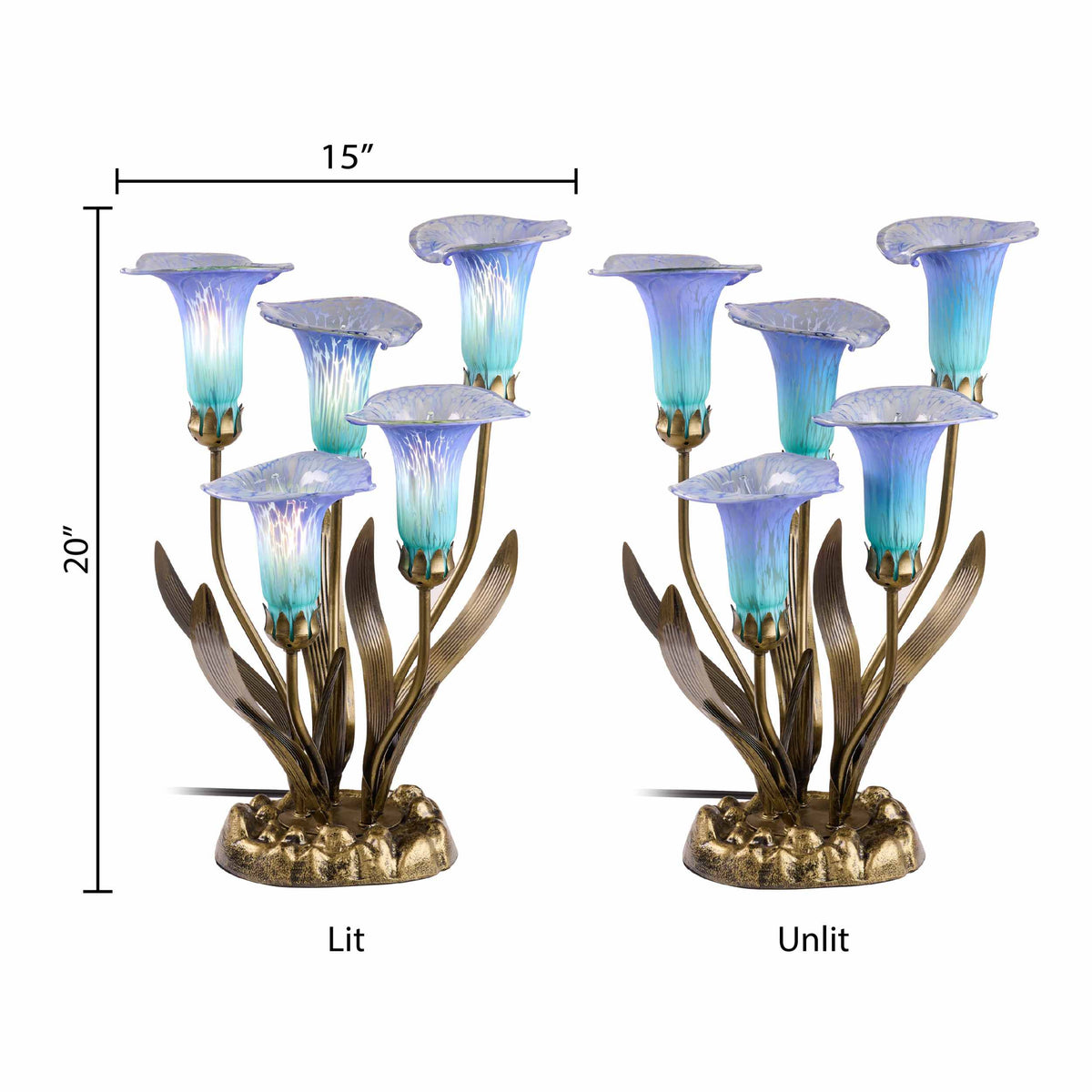 River of Goods Lily Lamp Up