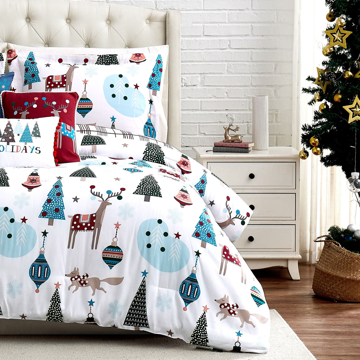 Southshore Fine Linens Winter Woodland 6PC Comforter Set