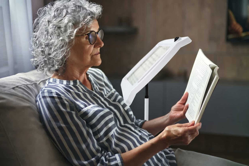 Full Page Magnifier Floor Lamp