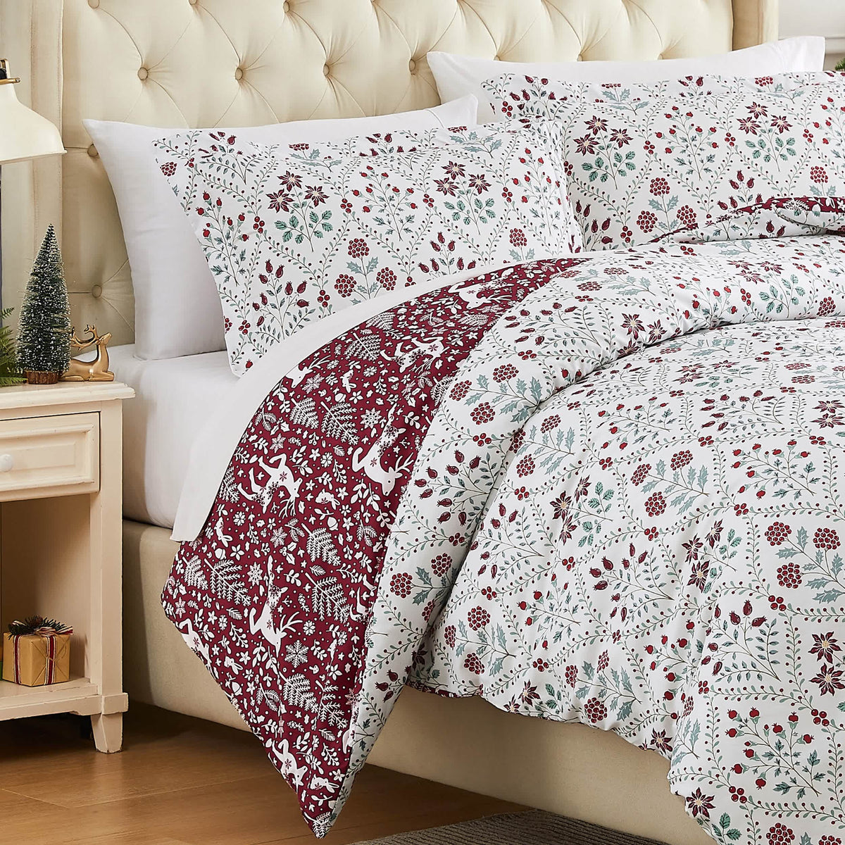 Southshore Fine Linens Holiday Harmony Oversized Comforter Set