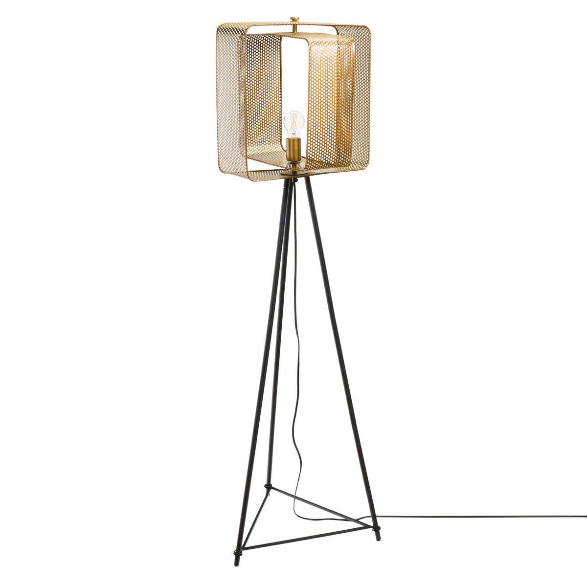 River of Goods Golden Floor Lamp