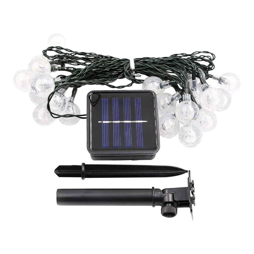 Solar Crystal Globe String Lights