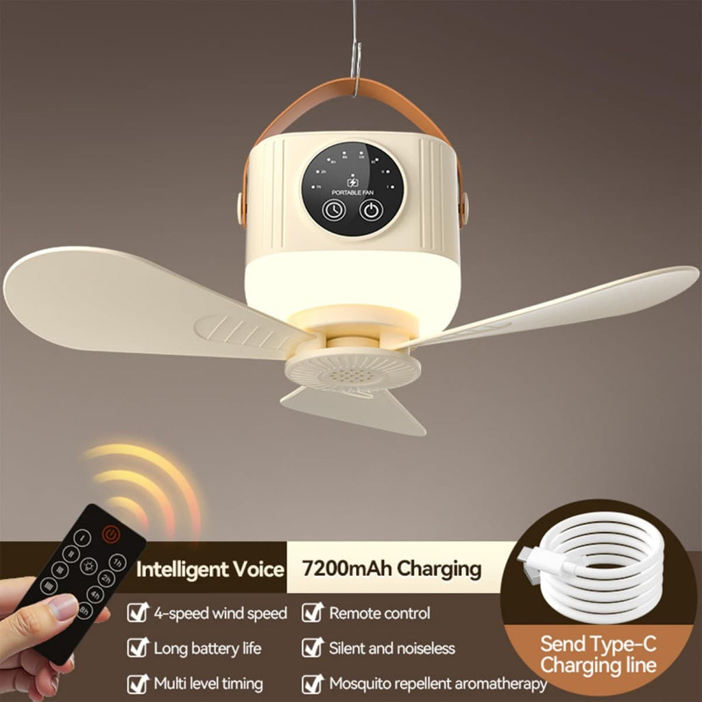 Portable Hanging Ceiling Fan