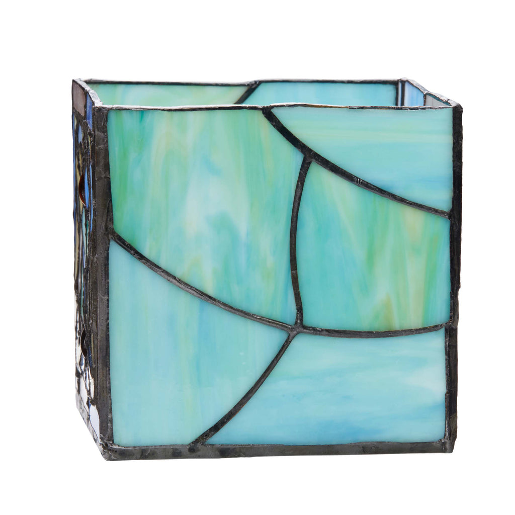 River of Goods Stained Glass Candle Holder