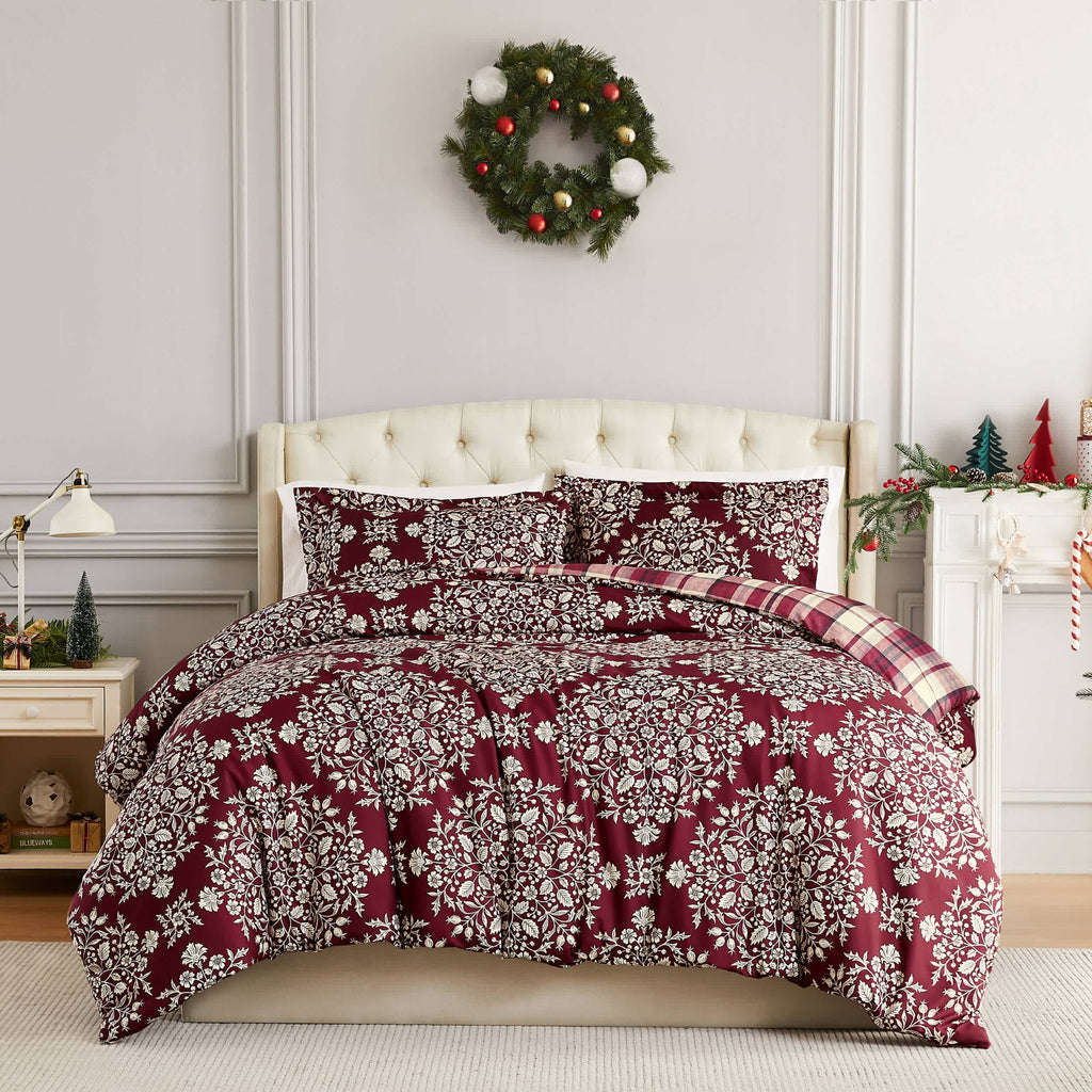Southshore Fine Linens Christmas Carol Oversized Duvet Cover Set