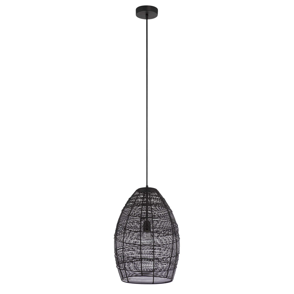 River of Goods Pendant, Hanging Black Wire